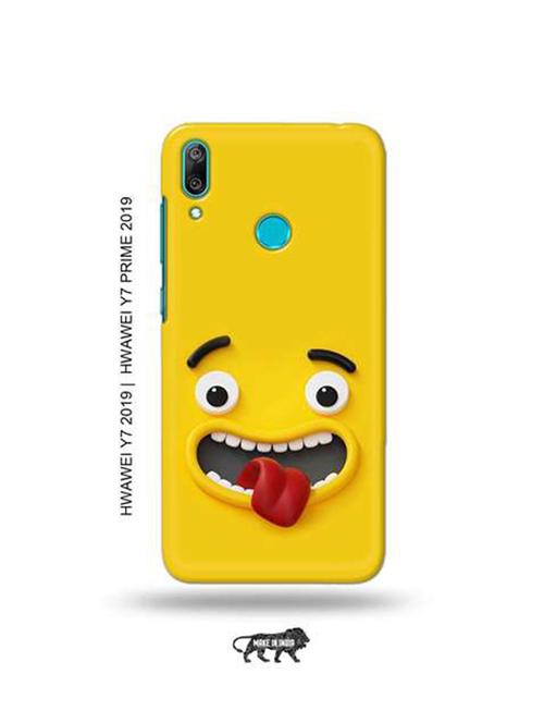 yellow coloured plastic smartphone mobile cover - 18966526 - Very Small Image - 1