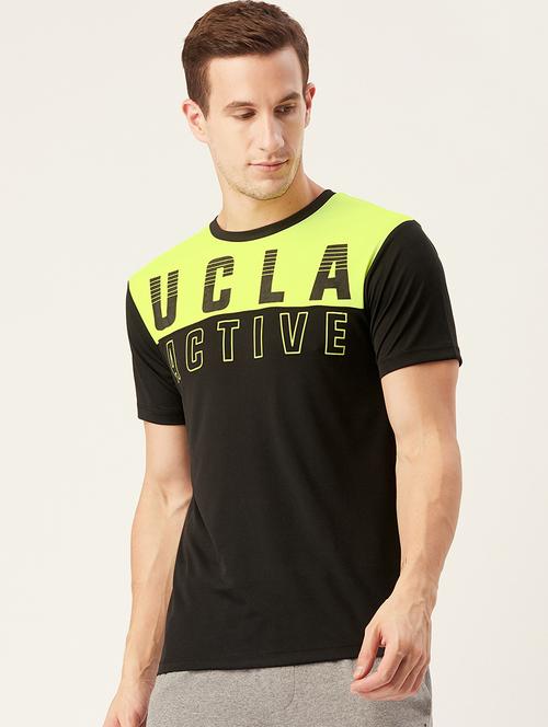 mens round neck printed t-shirt - 18968455 - Very Small Image - 1