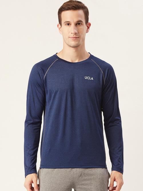 mens round neck solid t-shirt - 18968474 - Very Small Image - 1