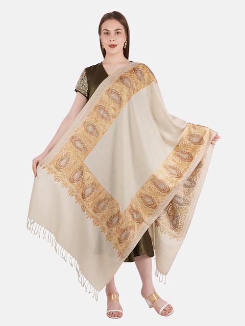 white wool stole - 18969360 - Very Small Image - 1