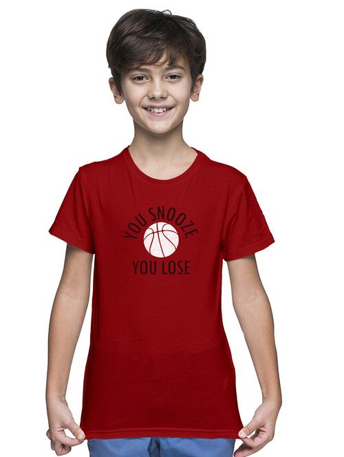 boys round neck graphic print t-shirt - 18969530 - Very Small Image - 1