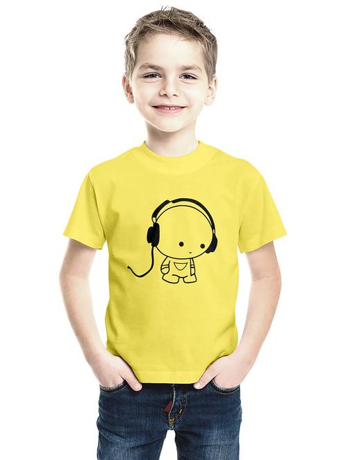 yellow cotton t-shirt - 18969605 - Very Small Image - 1