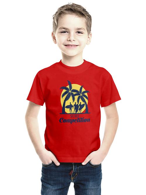 red cotton t-shirt - 18969616 - Very Small Image - 1