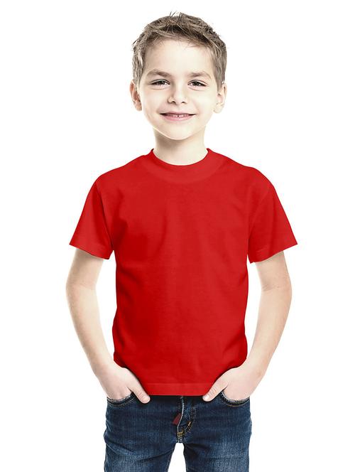 red cotton t-shirt - 18969641 - Very Small Image - 1