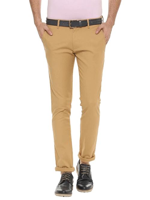 mid rise flat front casual trouser - 18973948 - Very Small Image - 1