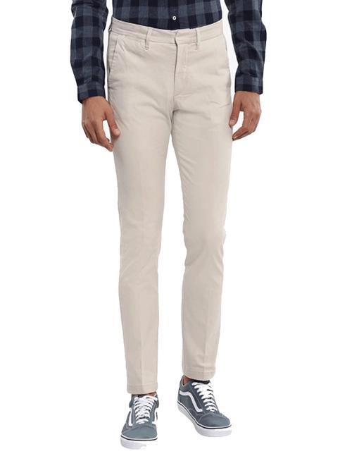 mid rise flat front casual trouser - 18973949 - Very Small Image - 1