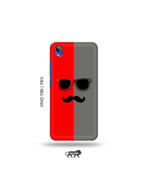 hipster red back cover compatible with vivo y90, vivo y91i - 18976402 - Very Small Image - 1