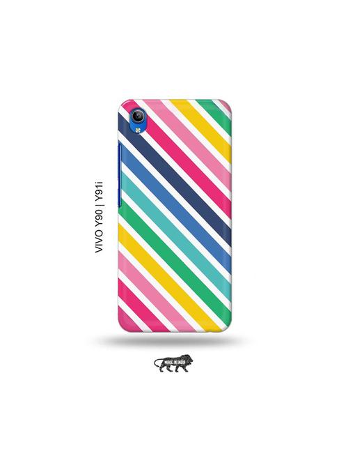 diagonal strips back cover compatible with vivo y90, vivo y91i - 18976467 - Very Small Image - 1