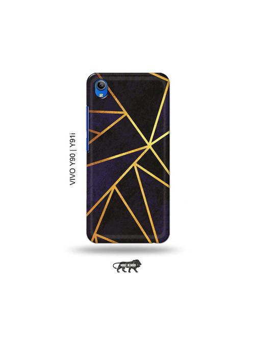 vertical gold strips back cover compatible with vivo y90, vivo y91i - 18976498 - Very Small Image - 1