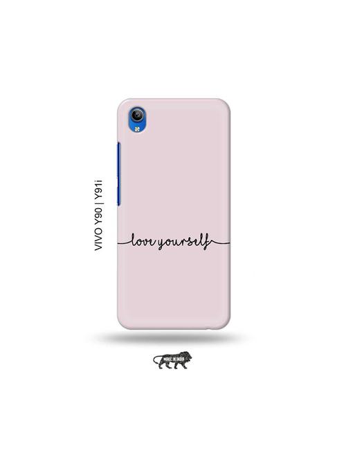 love yourself back cover compatible with vivo y90, vivo y91i - 18976536 - Very Small Image - 1