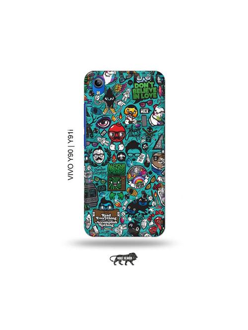 zombies dope back cover compatible with vivo y90, vivo y91i - 18976583 - Very Small Image - 1