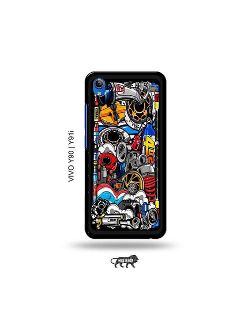 funky back cover compatible with vivo y90, vivo y91i - 18976589 - Very Small Image - 1