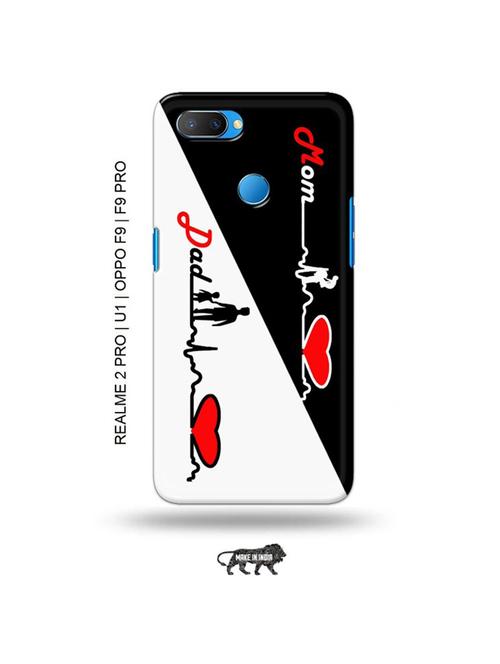 tweakymod designer printed hard case | mom dad back cover compatible with realme 2 pro, realme u1, oppo f9, oppo f9 pro - 18976617 - Very Small Image - 1