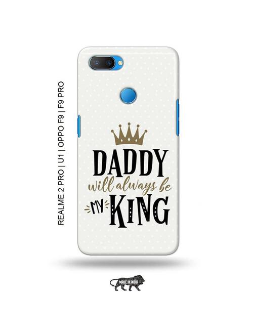 tweakymod designer printed hard case | daddy back cover compatible with realme 2 pro, realme u1, oppo f9, oppo f9 pro - 18976624 - Very Small Image - 1