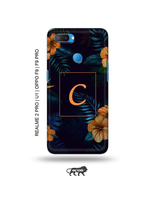 floral c back cover compatible with realme 2 pro, realme u1, oppo f9, oppo f9 pro - 18976659 - Very Small Image - 1