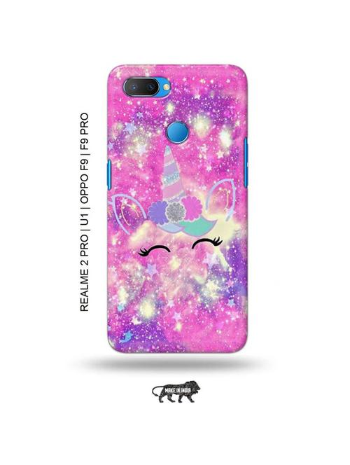 tweakymod designer printed hard case | unicorn back cover compatible with realme 2 pro, realme u1, oppo f9, oppo f9 pro - 18976693 - Very Small Image - 1