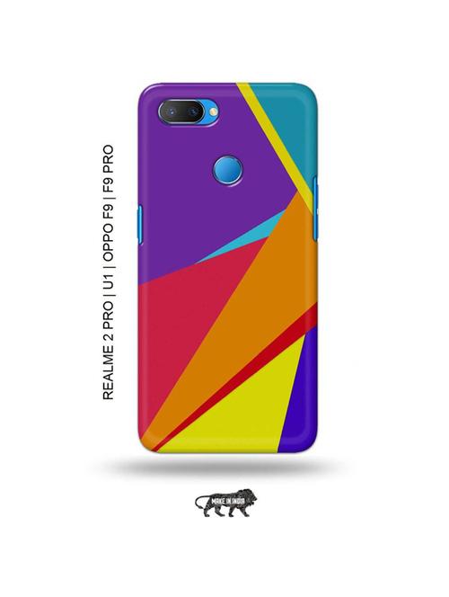 tweakymod designer printed hard case | abstract strips back cover compatible with realme 2 pro, realme u1, oppo f9, oppo f9 pro - 18976736 - Very Small Image - 1