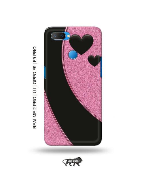 tweakymod designer printed hard case | hearts back cover compatible with realme 2 pro, realme u1, oppo f9, oppo f9 pro - 18976739 - Very Small Image - 1