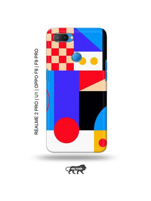 tweakymod designer printed hard case | colour boxes back cover compatible with realme 2 pro, realme u1, oppo f9, oppo f9 pro - 18976745 - Very Small Image - 1