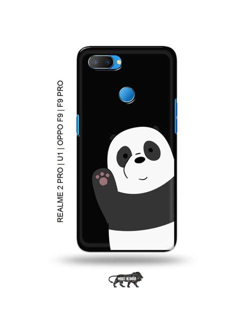 tweakymod designer printed hard case | hello panda back cover compatible with realme 2 pro, realme u1, oppo f9, oppo f9 pro - 18976753 - Very Small Image - 1