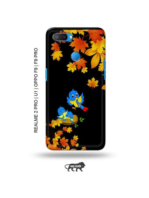 tweakymod designer printed hard case | birds back cover compatible with realme 2 pro, realme u1, oppo f9, oppo f9 pro - 18976754 - Very Small Image - 1