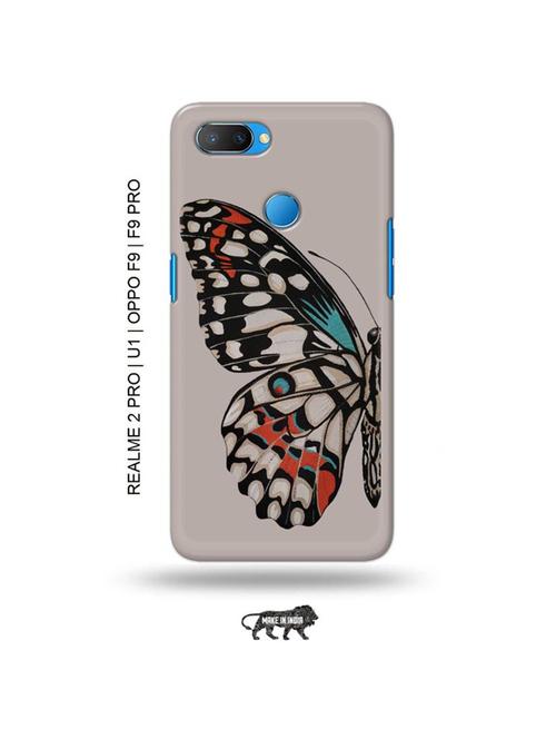 tweakymod designer printed hard case | butterfly back cover compatible with realme 2 pro, realme u1, oppo f9, oppo f9 pro - 18976759 - Very Small Image - 1
