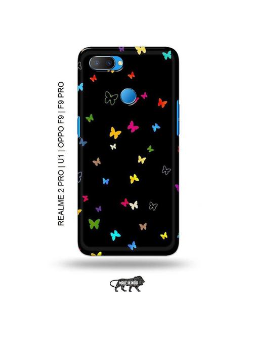 tweakymod designer printed hard case | butterfly back cover compatible with realme 2 pro, realme u1, oppo f9, oppo f9 pro - 18976762 - Very Small Image - 1