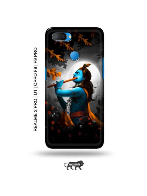 tweakymod designer printed hard case | lord krishna back cover compatible with realme 2 pro, realme u1, oppo f9, oppo f9 pro - 18976779 - Very Small Image - 1