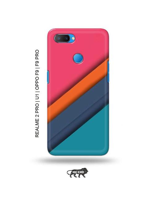 tweakymod designer printed hard case | strips back cover compatible with realme 2 pro, realme u1, oppo f9, oppo f9 pro - 18976813 - Very Small Image - 1