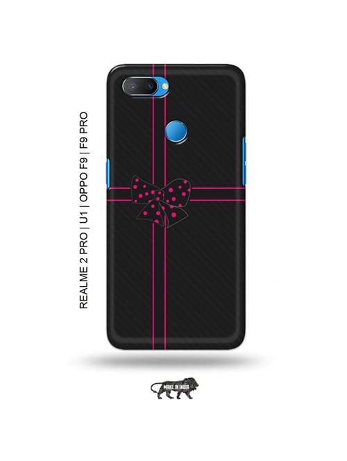 tweakymod designer printed hard case | bow tie back cover compatible with realme 2 pro, realme u1, oppo f9, oppo f9 pro - 18976822 - Very Small Image - 1
