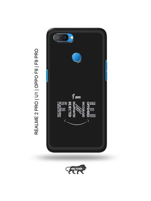 i am fine back cover compatible with realme 2 pro, realme u1, oppo f9, oppo f9 pro - 18976823 - Very Small Image - 1