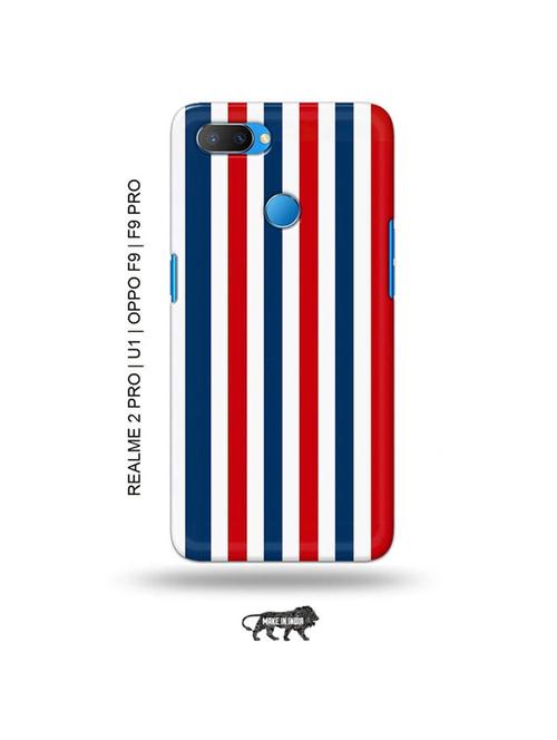 tweakymod designer printed hard case | strips back cover compatible with realme 2 pro, realme u1, oppo f9, oppo f9 pro - 18976827 - Very Small Image - 1