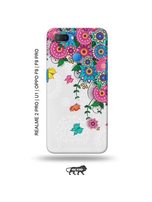 tweakymod designer printed hard case | flowers back cover compatible with realme 2 pro, realme u1, oppo f9, oppo f9 pro - 18976841 - Very Small Image - 1