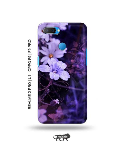 tweakymod designer printed hard case | flowers back cover compatible with realme 2 pro, realme u1, oppo f9, oppo f9 pro - 18976843 - Very Small Image - 1