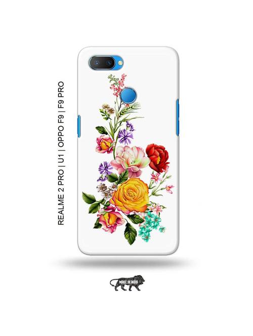 tweakymod designer printed hard case | flowers back cover compatible with realme 2 pro, realme u1, oppo f9, oppo f9 pro - 18976852 - Very Small Image - 1