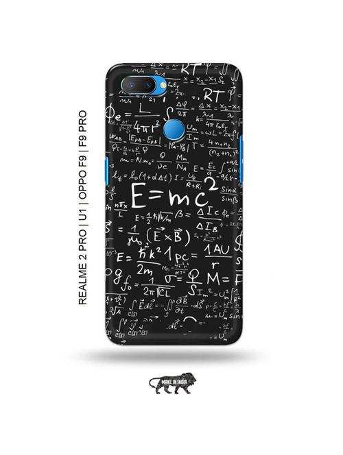 e=mc2 back cover compatible with realme 2 pro, realme u1, oppo f9, oppo f9 pro - 18976862 - Very Small Image - 1