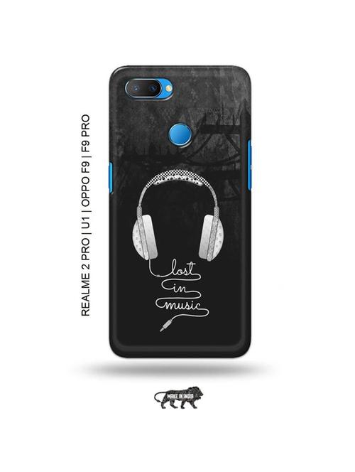 tweakymod designer printed hard case | lost in music back cover compatible with realme 2 pro, realme u1, oppo f9, oppo f9 pro - 18976870 - Very Small Image - 1