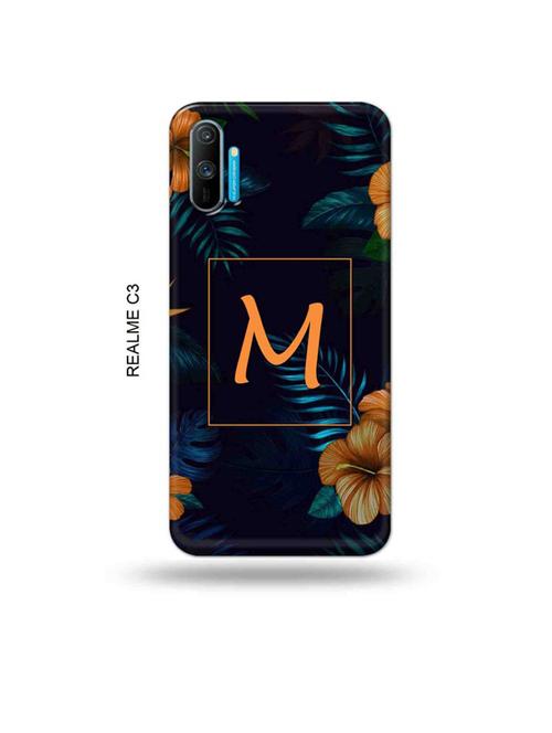 floral m back cover compatible with realme c3 - 18976926 - Very Small Image - 1