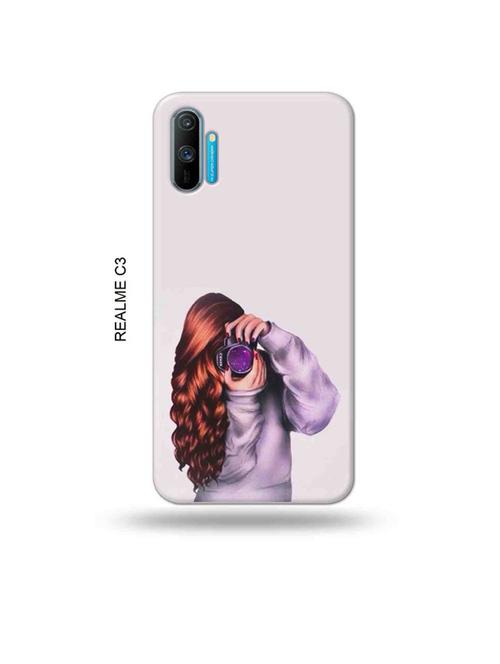 camera buff girl back cover compatible with realme c3 - 18976943 - Very Small Image - 1