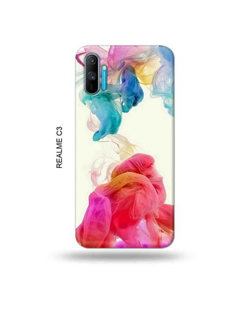 tweakymod designer printed hard case | abstract smoke back cover compatible with realme c3 - 18976945 - Very Small Image - 1
