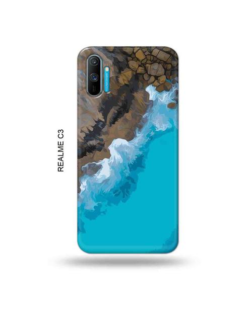 tweakymod designer printed hard case | rock water back cover compatible with realme c3 - 18976959 - Very Small Image - 1