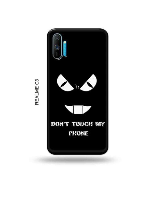 tweakymod designer printed hard case | don't touch my phone back cover compatible with realme c3 - 18977065 - Very Small Image - 1
