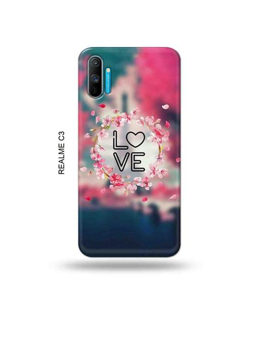 tweakymod designer printed hard case | love design back cover compatible with realme c3 - 18977118 - Very Small Image - 1