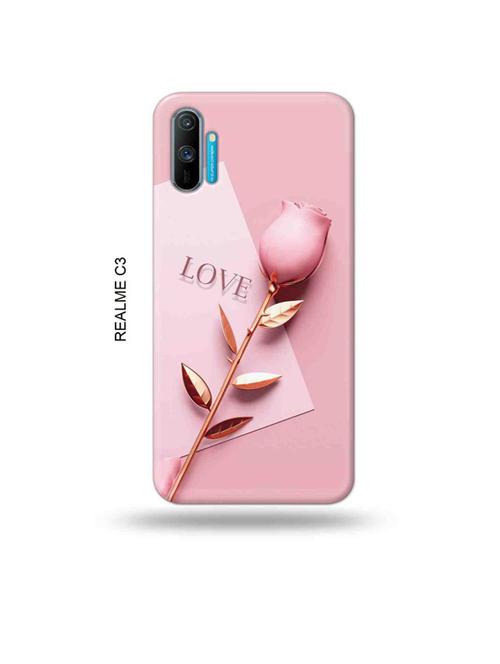 flower love back cover compatible with realme c3 - 18977136 - Very Small Image - 1