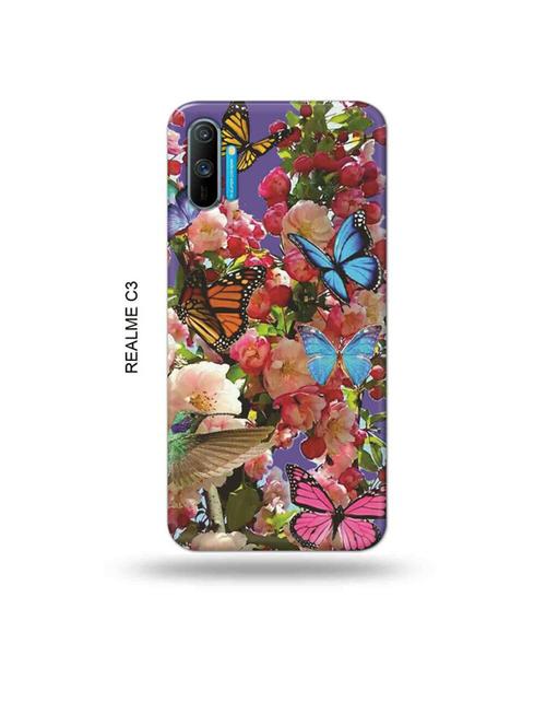 tweakymod designer printed hard case | flowers back cover compatible with realme c3 - 18977149 - Very Small Image - 1