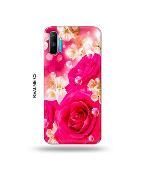 tweakymod designer printed hard case | flowers back cover compatible with realme c3 - 18977152 - Very Small Image - 1