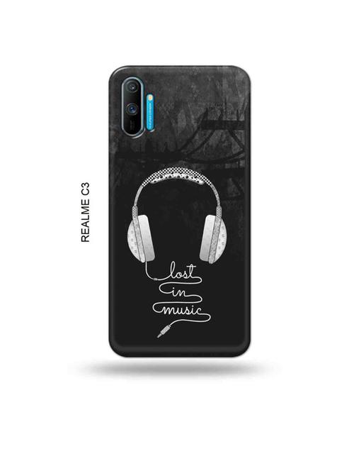 tweakymod designer printed hard case | lost in music back cover compatible with realme c3 - 18977186 - Very Small Image - 1
