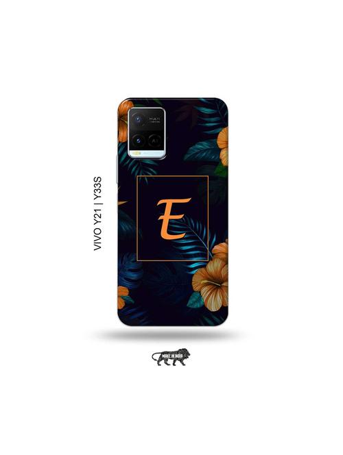 floral e back cover compatible with vivo y21, vivo y33s - 18977276 - Very Small Image - 1