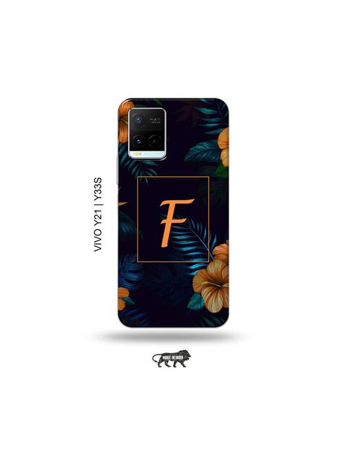 floral f back cover compatible with vivo y21, vivo y33s - 18977277 - Very Small Image - 1