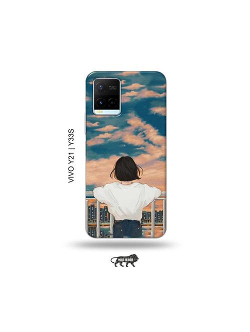art scene back cover compatible with vivo y21, vivo y33s - 18977321 - Very Small Image - 1